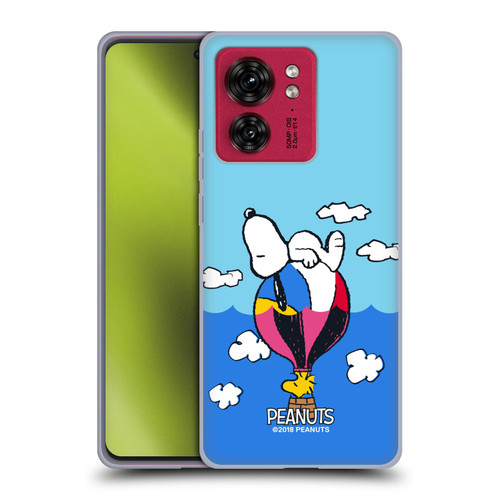 Peanuts Halfs And Laughs Snoopy & Woodstock Balloon Soft Gel Case for Motorola Moto Edge 40