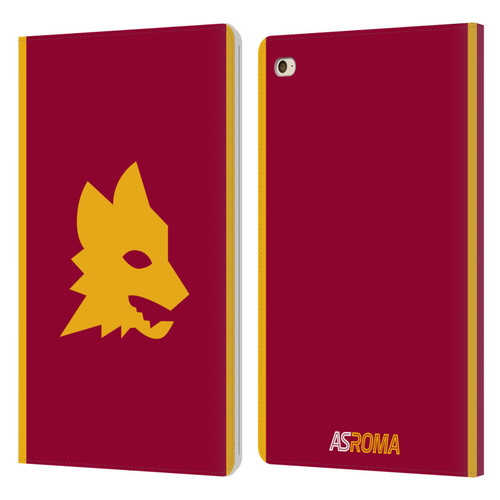 AS Roma 2023/24 Crest Kit Home Leather Book Wallet Case Cover For Apple iPad mini 4