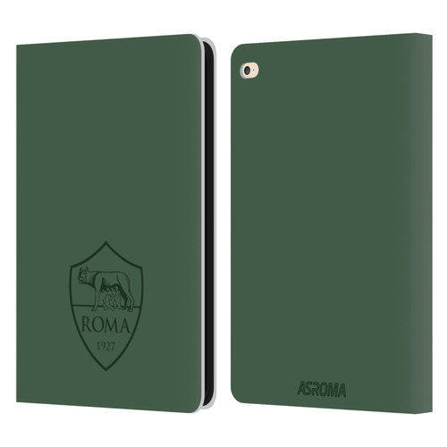 AS Roma Crest Graphics Full Colour Green Leather Book Wallet Case Cover For Apple iPad Air 2 (2014)