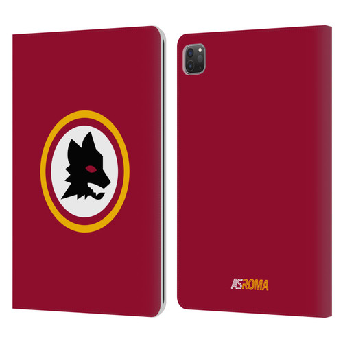 AS Roma Crest Graphics Wolf Circle Leather Book Wallet Case Cover For Apple iPad Pro 11 2020 / 2021 / 2022