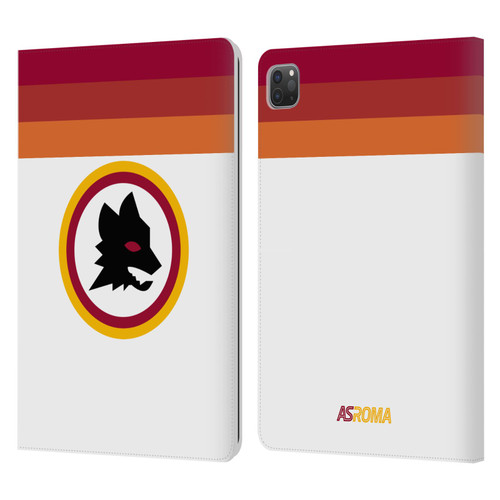 AS Roma Crest Graphics Wolf Retro Heritage Leather Book Wallet Case Cover For Apple iPad Pro 11 2020 / 2021 / 2022