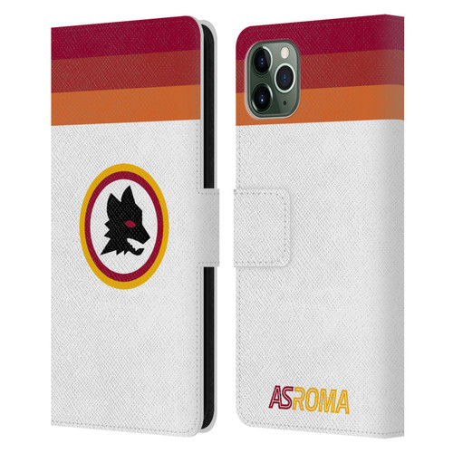 AS Roma Crest Graphics Wolf Retro Heritage Leather Book Wallet Case Cover For Apple iPhone 11 Pro Max