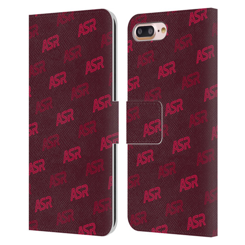 AS Roma Crest Graphics Wordmark Pattern Leather Book Wallet Case Cover For Apple iPhone 7 Plus / iPhone 8 Plus