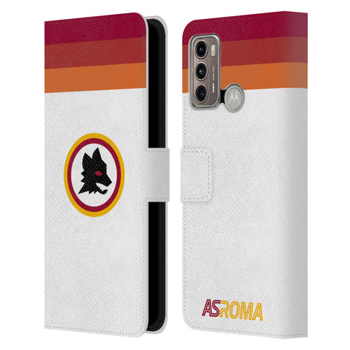 AS Roma Crest Graphics Wolf Retro Heritage Leather Book Wallet Case Cover For Motorola Moto G60 / Moto G40 Fusion