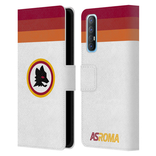 AS Roma Crest Graphics Wolf Retro Heritage Leather Book Wallet Case Cover For OPPO Find X2 Neo 5G