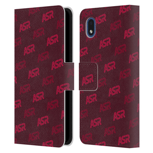 AS Roma Crest Graphics Wordmark Pattern Leather Book Wallet Case Cover For Samsung Galaxy A01 Core (2020)