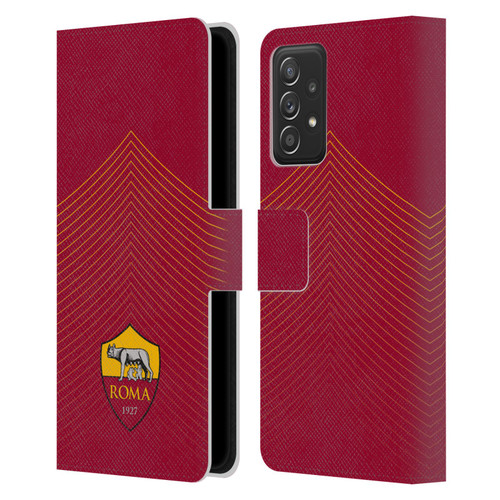 AS Roma Crest Graphics Arrow Leather Book Wallet Case Cover For Samsung Galaxy A52 / A52s / 5G (2021)
