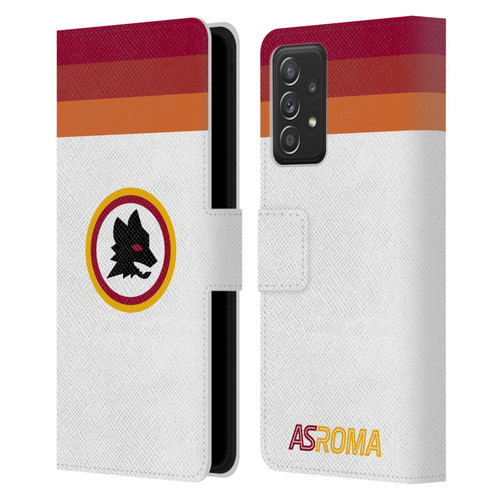 AS Roma Crest Graphics Wolf Retro Heritage Leather Book Wallet Case Cover For Samsung Galaxy A52 / A52s / 5G (2021)