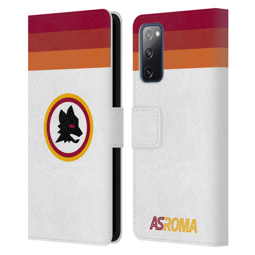 AS Roma Crest Graphics Wolf Retro Heritage Leather Book Wallet Case Cover For Samsung Galaxy S20 FE / 5G