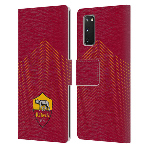 AS Roma Crest Graphics Arrow Leather Book Wallet Case Cover For Samsung Galaxy S20 / S20 5G