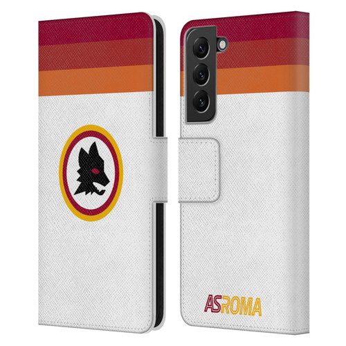 AS Roma Crest Graphics Wolf Retro Heritage Leather Book Wallet Case Cover For Samsung Galaxy S22+ 5G