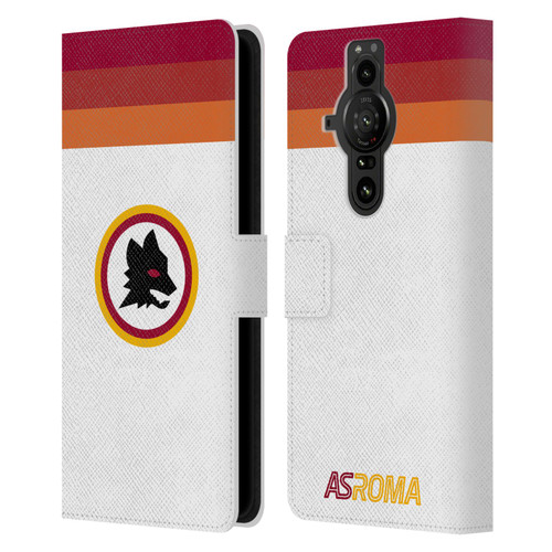 AS Roma Crest Graphics Wolf Retro Heritage Leather Book Wallet Case Cover For Sony Xperia Pro-I