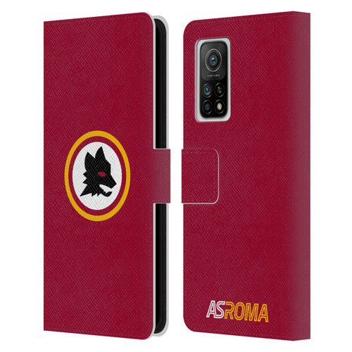 AS Roma Crest Graphics Wolf Circle Leather Book Wallet Case Cover For Xiaomi Mi 10T 5G