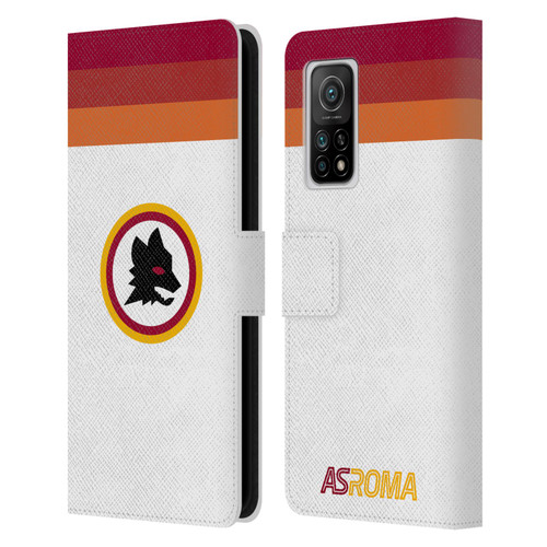 AS Roma Crest Graphics Wolf Retro Heritage Leather Book Wallet Case Cover For Xiaomi Mi 10T 5G
