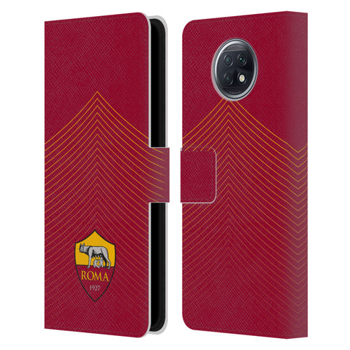AS Roma Crest Graphics Arrow Leather Book Wallet Case Cover For Xiaomi Redmi Note 9T 5G