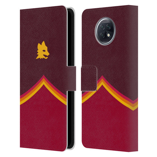 AS Roma Crest Graphics Wolf Leather Book Wallet Case Cover For Xiaomi Redmi Note 9T 5G