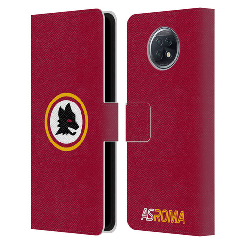 AS Roma Crest Graphics Wolf Circle Leather Book Wallet Case Cover For Xiaomi Redmi Note 9T 5G