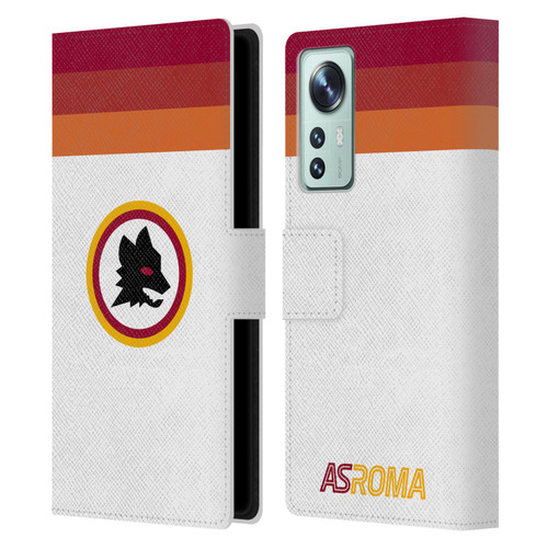 AS Roma Crest Graphics Wolf Retro Heritage Leather Book Wallet Case Cover For Xiaomi 12