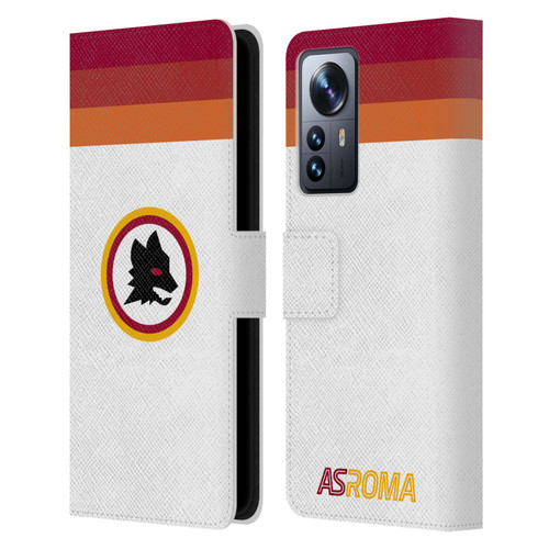 AS Roma Crest Graphics Wolf Retro Heritage Leather Book Wallet Case Cover For Xiaomi 12 Pro