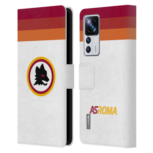 AS Roma Crest Graphics Wolf Retro Heritage Leather Book Wallet Case Cover For Xiaomi 12T Pro