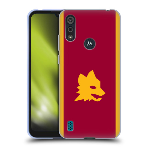 AS Roma 2023/24 Crest Kit Home Soft Gel Case for Motorola Moto E6s (2020)