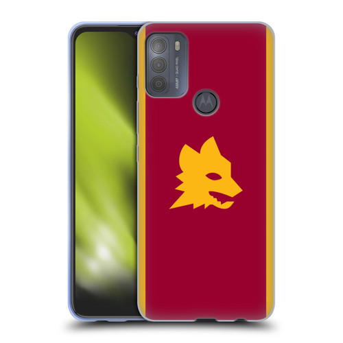 AS Roma 2023/24 Crest Kit Home Soft Gel Case for Motorola Moto G50