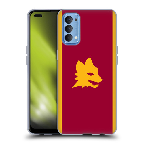 AS Roma 2023/24 Crest Kit Home Soft Gel Case for OPPO Reno 4 5G