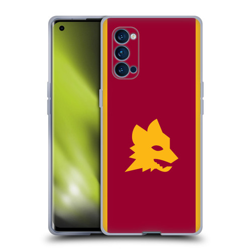 AS Roma 2023/24 Crest Kit Home Soft Gel Case for OPPO Reno 4 Pro 5G