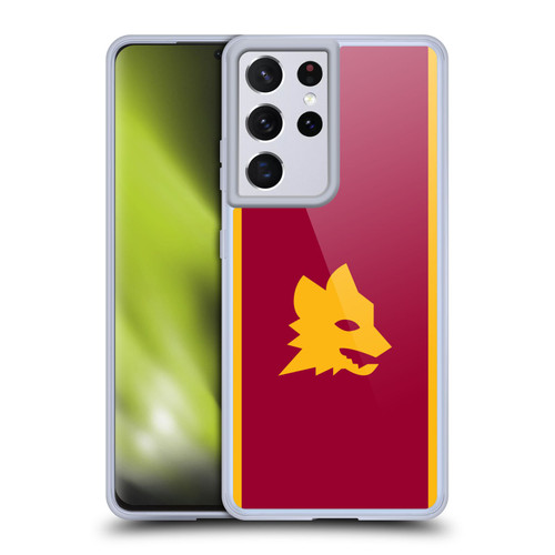 AS Roma 2023/24 Crest Kit Home Soft Gel Case for Samsung Galaxy S21 Ultra 5G