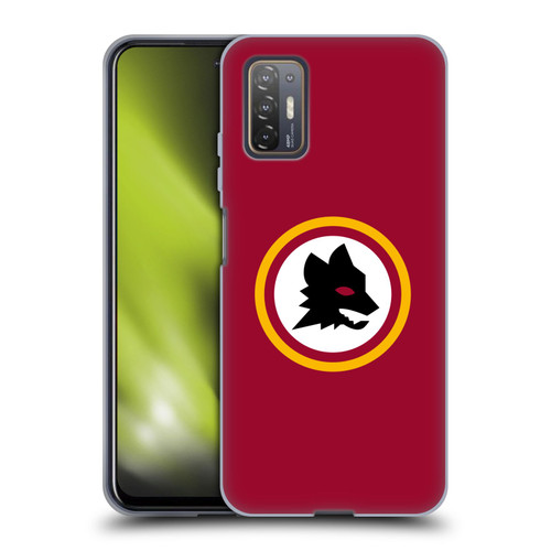 AS Roma Crest Graphics Wolf Circle Soft Gel Case for HTC Desire 21 Pro 5G
