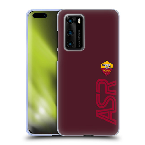 AS Roma Crest Graphics Oversized Soft Gel Case for Huawei P40 5G