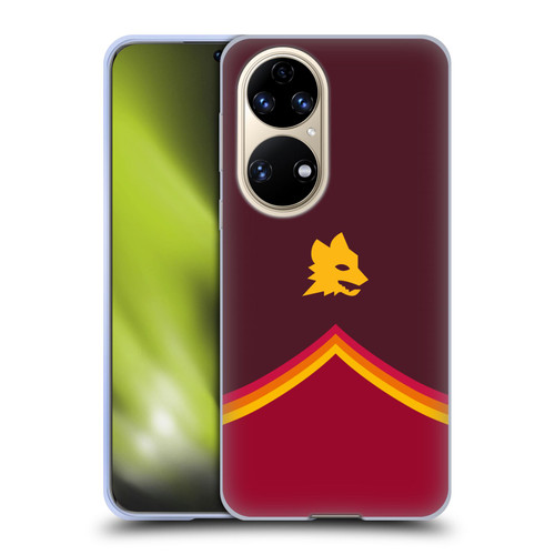 AS Roma Crest Graphics Wolf Soft Gel Case for Huawei P50