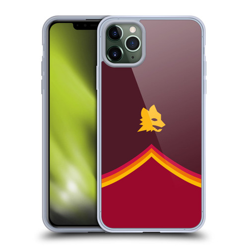 AS Roma Crest Graphics Wolf Soft Gel Case for Apple iPhone 11 Pro Max