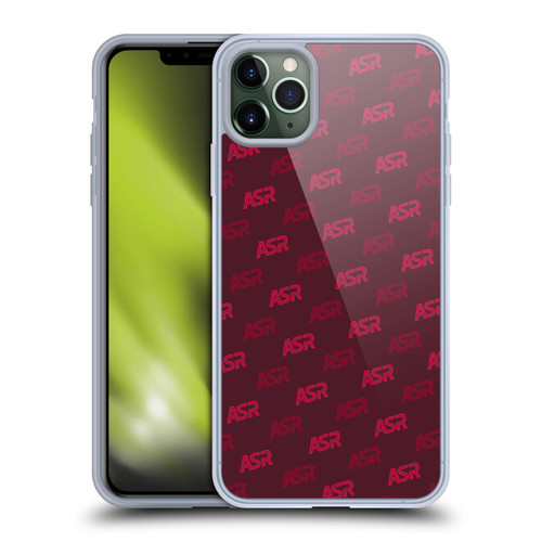 AS Roma Crest Graphics Wordmark Pattern Soft Gel Case for Apple iPhone 11 Pro Max