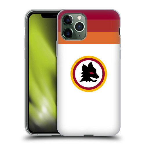 AS Roma Crest Graphics Wolf Retro Heritage Soft Gel Case for Apple iPhone 11 Pro