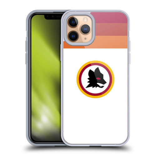 AS Roma Crest Graphics Wolf Retro Heritage Soft Gel Case for Apple iPhone 11 Pro