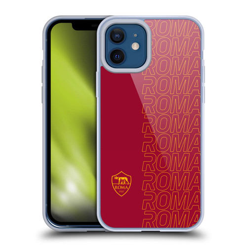AS Roma Crest Graphics Echo Soft Gel Case for Apple iPhone 12 / iPhone 12 Pro