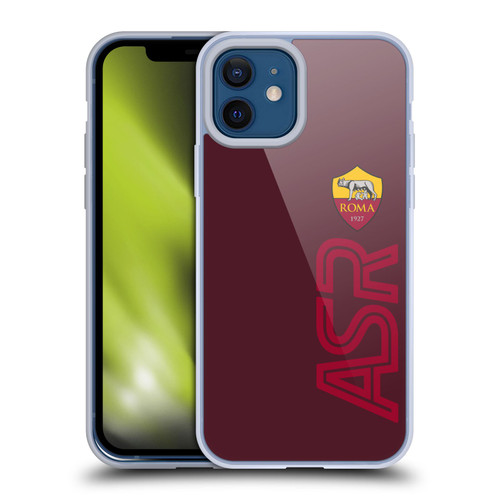 AS Roma Crest Graphics Oversized Soft Gel Case for Apple iPhone 12 / iPhone 12 Pro