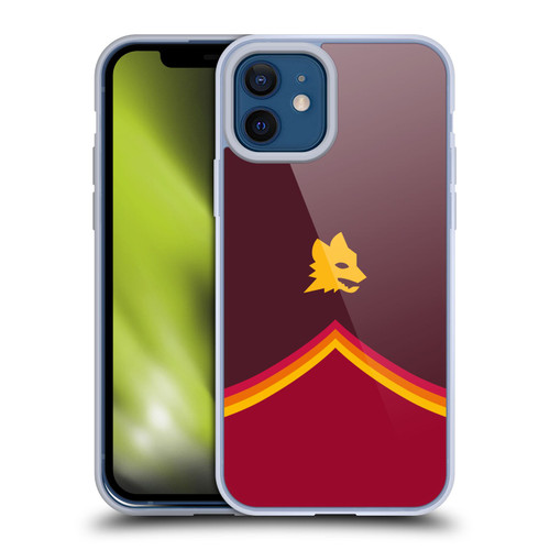 AS Roma Crest Graphics Wolf Soft Gel Case for Apple iPhone 12 / iPhone 12 Pro