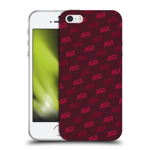 AS Roma Crest Graphics Wordmark Pattern Soft Gel Case for Apple iPhone 5 / 5s / iPhone SE 2016