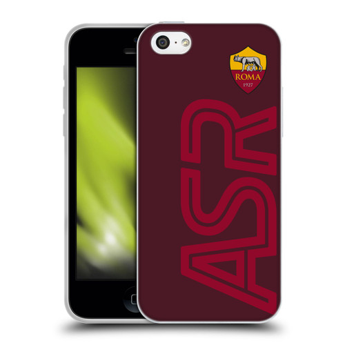 AS Roma Crest Graphics Oversized Soft Gel Case for Apple iPhone 5c