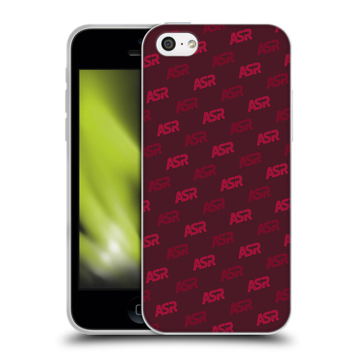 AS Roma Crest Graphics Wordmark Pattern Soft Gel Case for Apple iPhone 5c