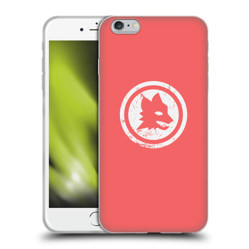 AS Roma Crest Graphics Pink Distressed Soft Gel Case for Apple iPhone 6 Plus / iPhone 6s Plus