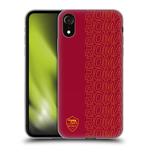 AS Roma Crest Graphics Echo Soft Gel Case for Apple iPhone XR