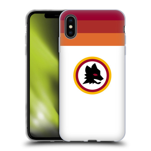 AS Roma Crest Graphics Wolf Retro Heritage Soft Gel Case for Apple iPhone XS Max