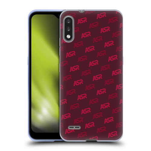 AS Roma Crest Graphics Wordmark Pattern Soft Gel Case for LG K22