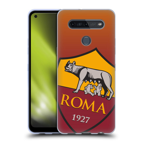 AS Roma Crest Graphics Gradient Soft Gel Case for LG K51S