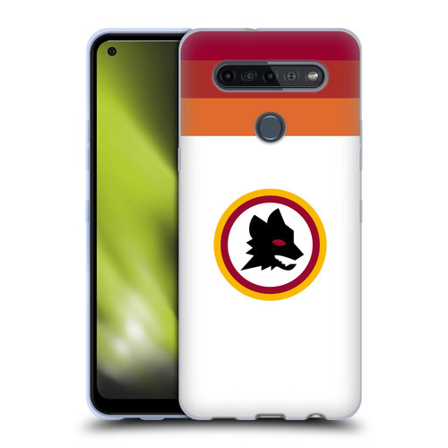AS Roma Crest Graphics Wolf Retro Heritage Soft Gel Case for LG K51S