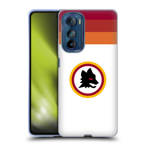 AS Roma Crest Graphics Wolf Retro Heritage Soft Gel Case for Motorola Edge 30