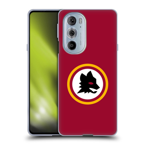 AS Roma Crest Graphics Wolf Circle Soft Gel Case for Motorola Edge X30